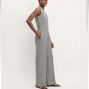 Everlane the dream jumpsuit Light Gray Sleeveless Jumpsuit L